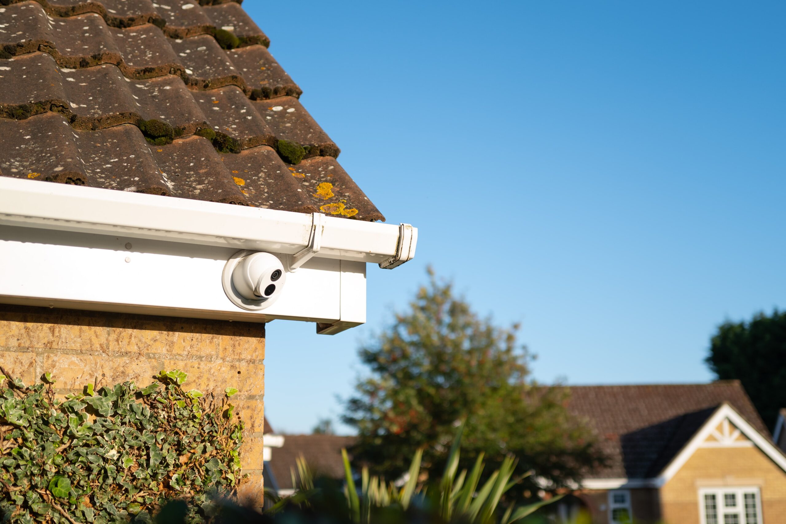 CCTV camera on home - home CCTV Colchester from Lenz Security