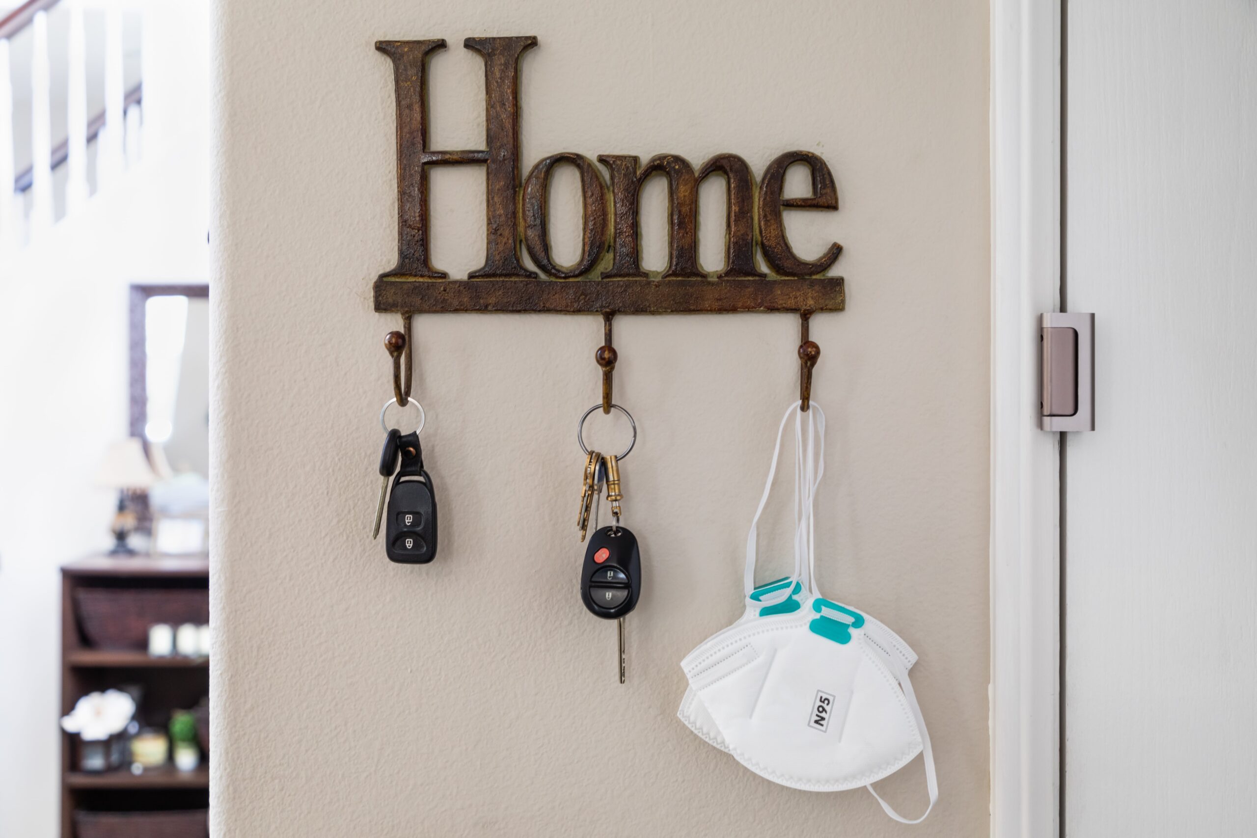 Car Keys Hanging Up | Home Security Alarms In Colchester